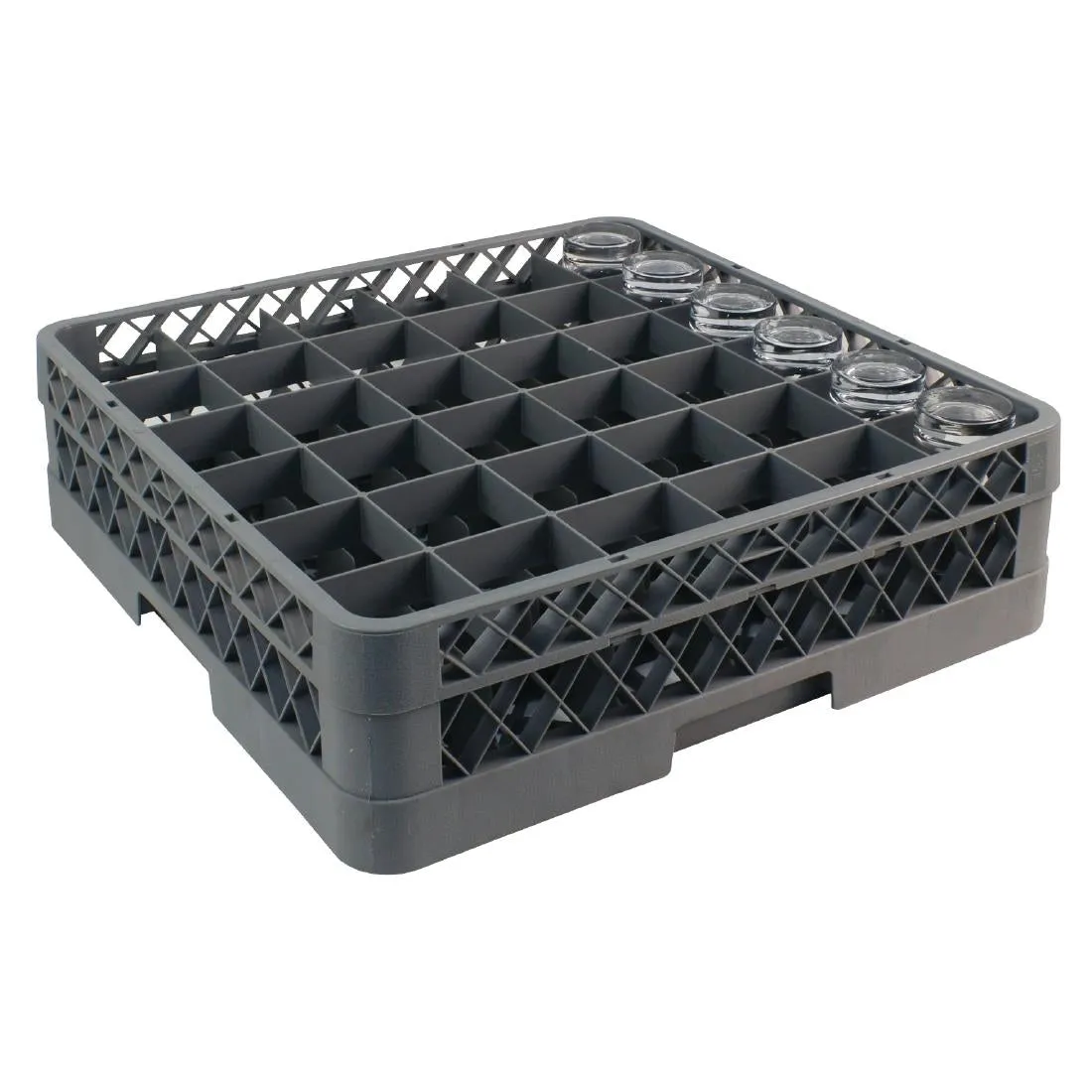 F618 Glass Rack Extenders 36 Compartments
