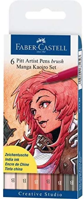 FABER-CASTELL PITT Artist Pen "Kaoiro" Manga