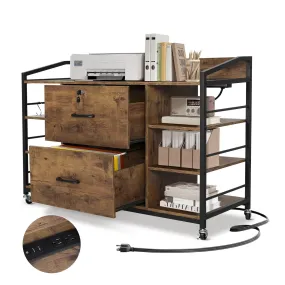 File Cabinet with 2 Drawer IF027