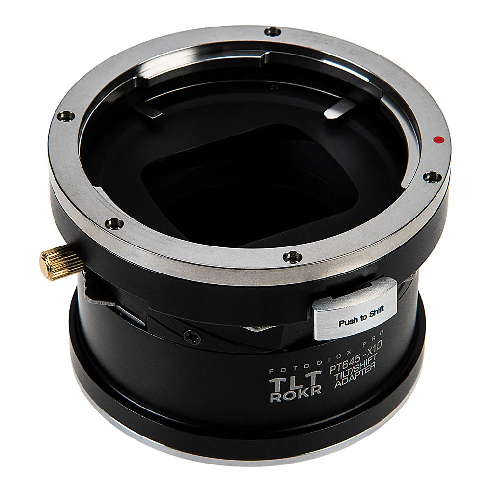 Fotodiox Pro TLT ROKR Lens Adapter - Compatible with Pentax 645 (P645) Mount SLR Lenses to Hasselblad XCD Mount Digital Cameras with Built-In Tilt / Shift Movements