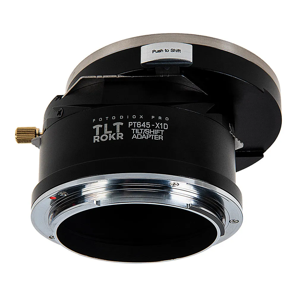 Fotodiox Pro TLT ROKR Lens Adapter - Compatible with Pentax 645 (P645) Mount SLR Lenses to Hasselblad XCD Mount Digital Cameras with Built-In Tilt / Shift Movements