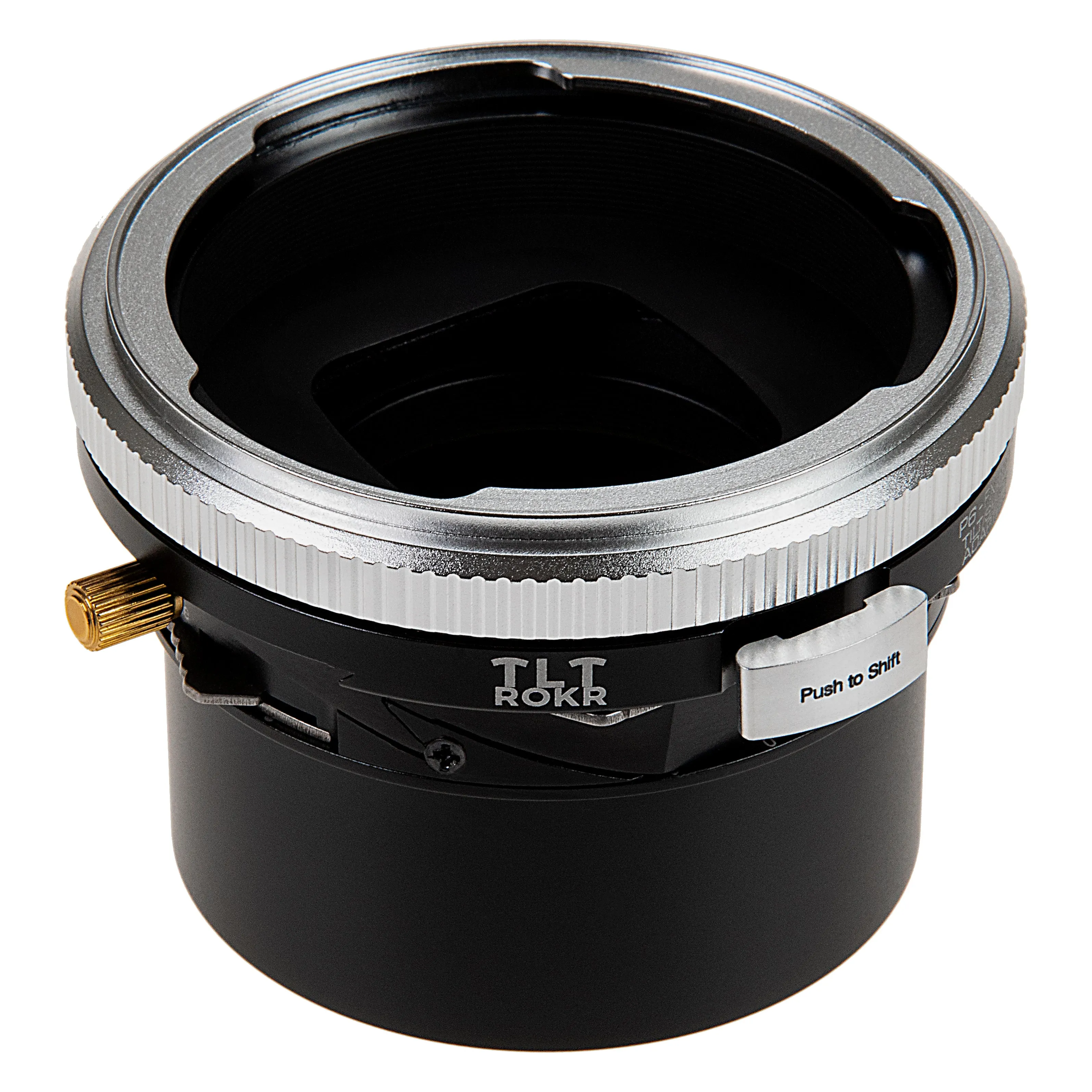 Fotodiox Pro TLT ROKR - Tilt / Shift Lens Mount Adapter for Pentacon 6 (Kiev 66) SLR Lenses to Fujifilm Fuji X-Series Mirrorless Camera Body
