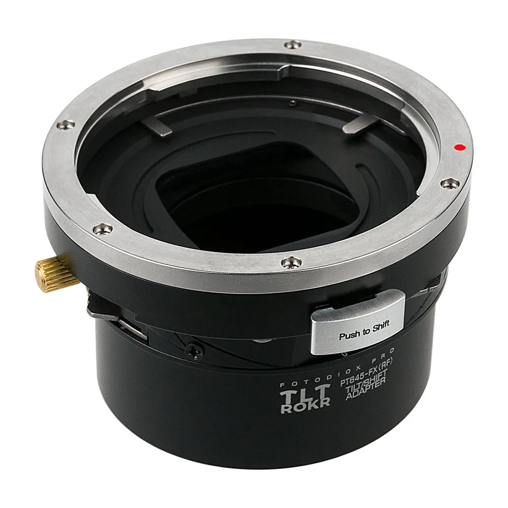 Fotodiox Pro TLT ROKR - Tilt / Shift Lens Mount Adapter for Pentax 645 (P645) Mount SLR Lenses to Fujifilm Fuji X-Series Mirrorless Camera Body