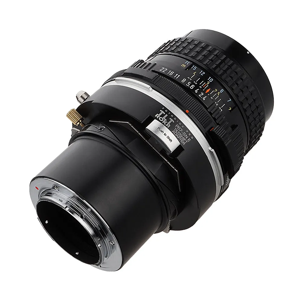 Fotodiox Pro TLT ROKR - Tilt / Shift Lens Mount Adapter for Pentax 6x7 (P67, PK67) Mount SLR Lenses to Sony Alpha E-Mount Mirrorless Camera Body