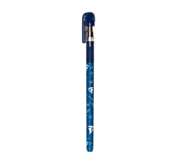 FreshWrite - Sail Boats Theme Pen Black Ink Refillable, 0.7mm.- Great Teenager Gift, 1 Count