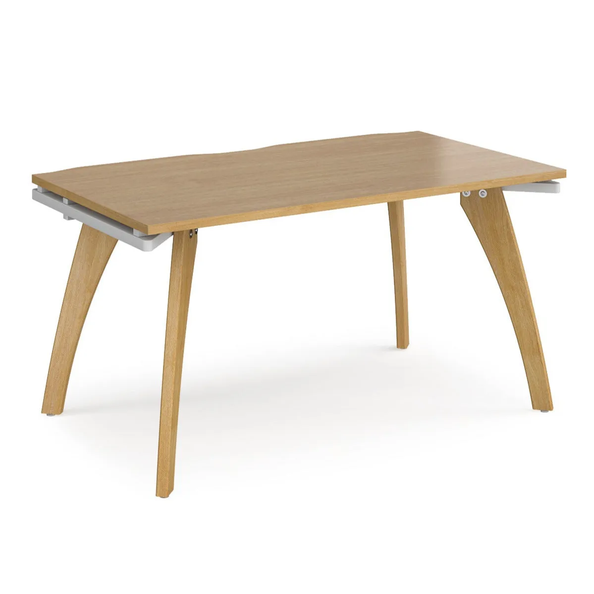 Fuze single desk 800mm deep