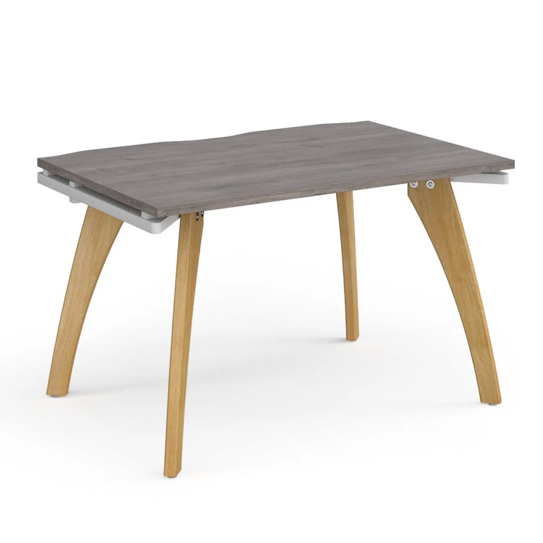 Fuze single desk 800mm deep