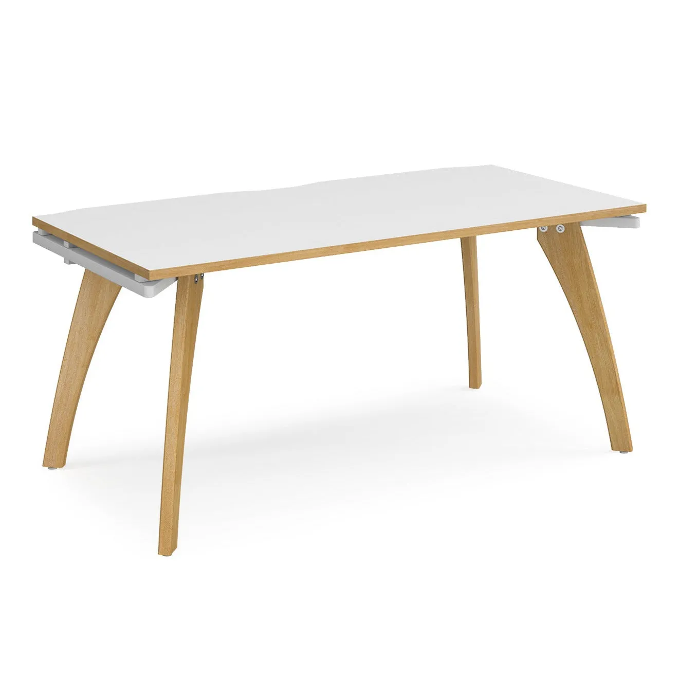 Fuze single desk 800mm deep