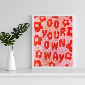 Go Your Own Way Needlepoint Kit