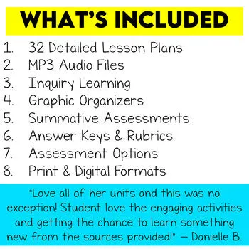 Grade 7 Geography Bundle Ontario Curriculum