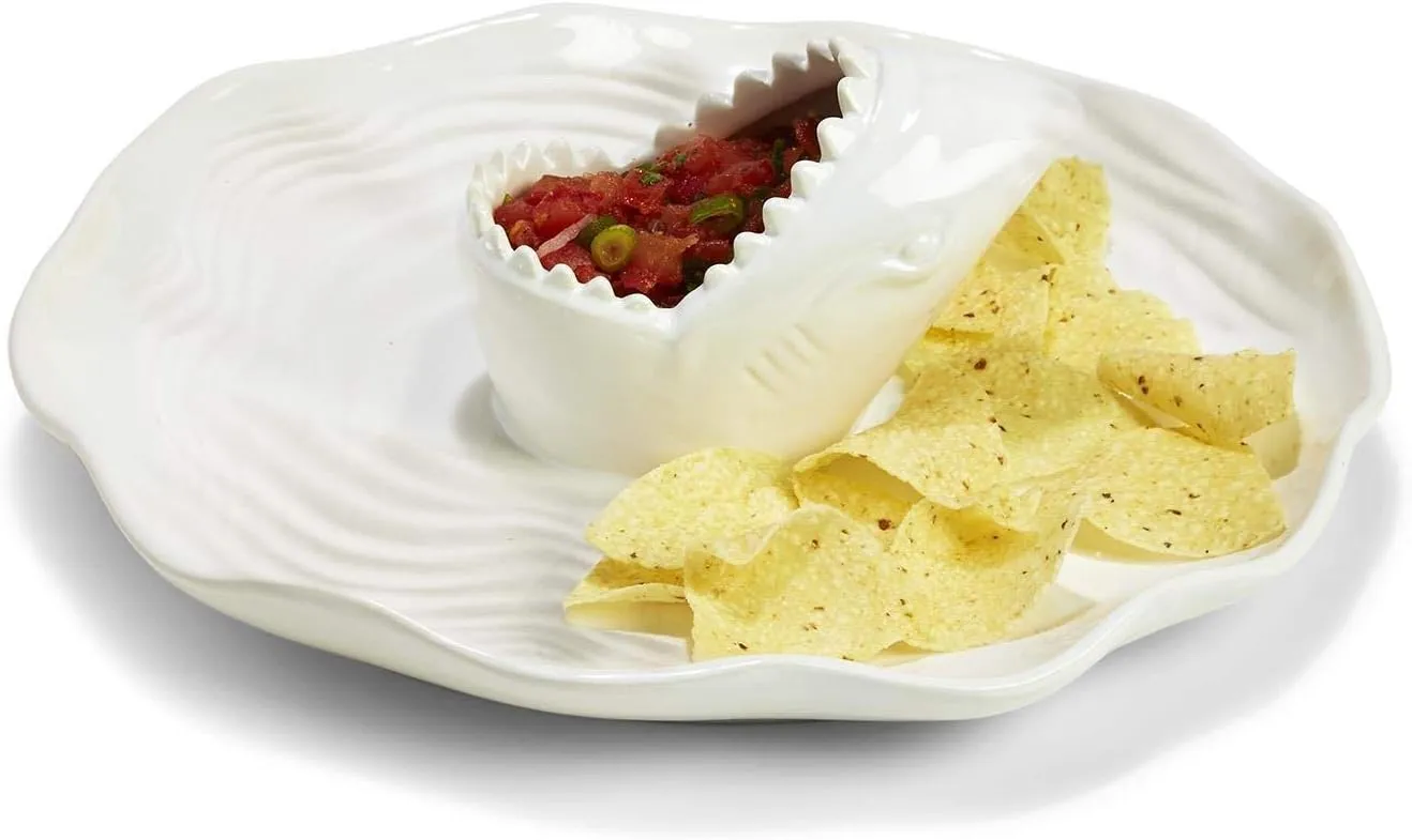 Great White Chip and Dip Bowl