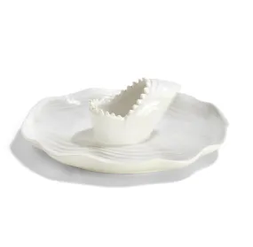 Great White Chip and Dip Bowl