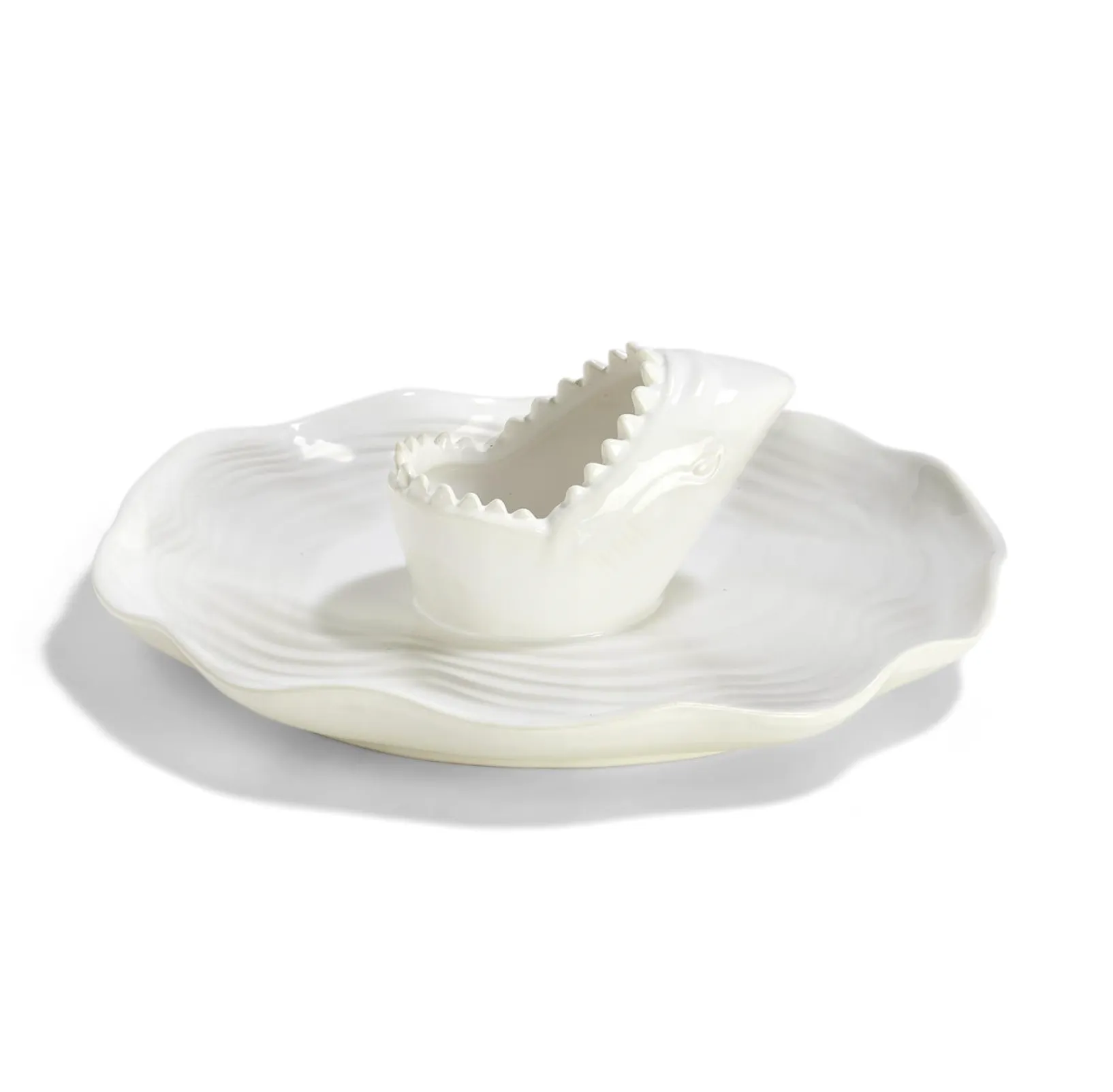 Great White Chip and Dip Bowl