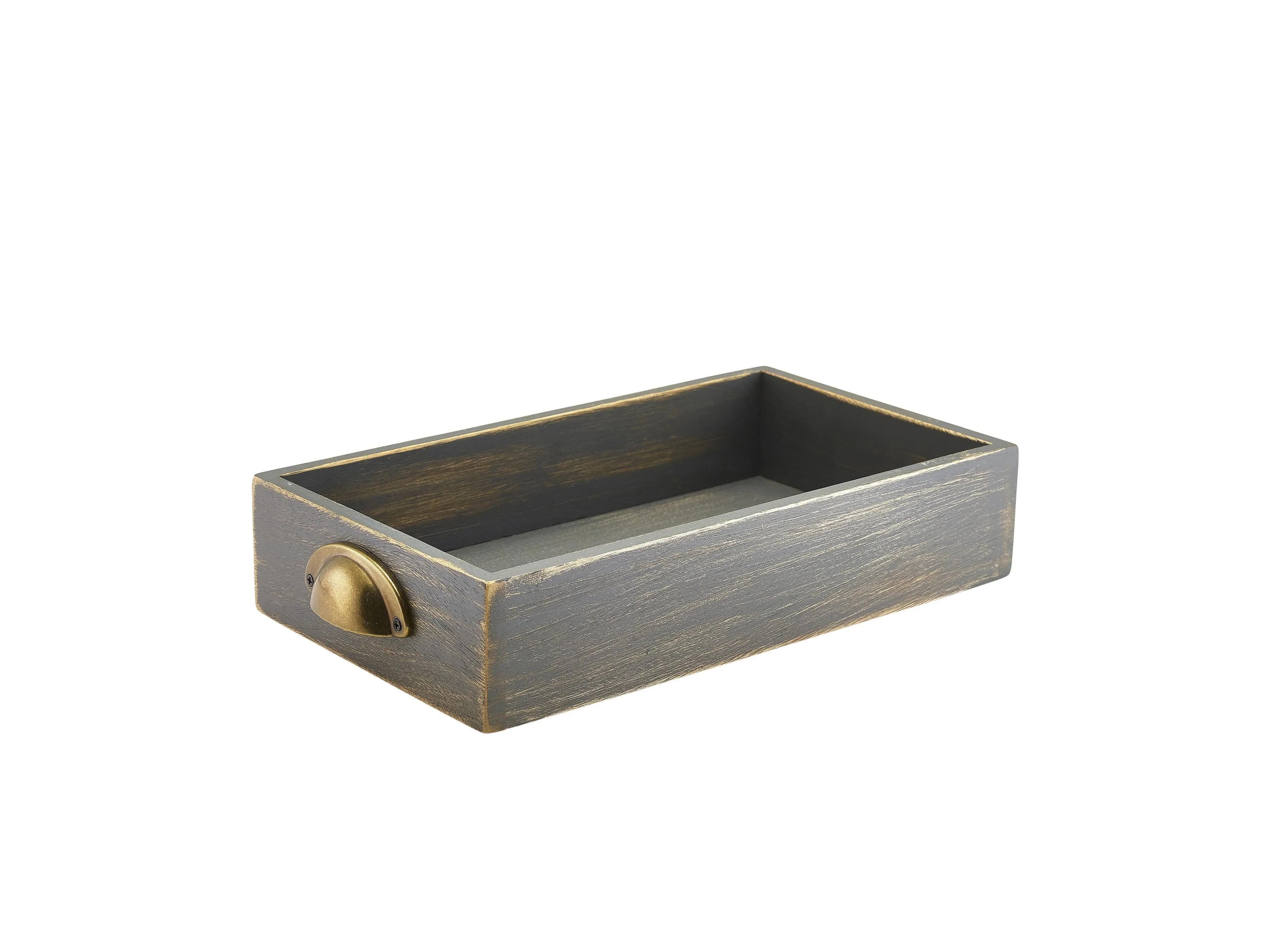 Grey Wash Acacia Wood Display Drawers GN 1/3