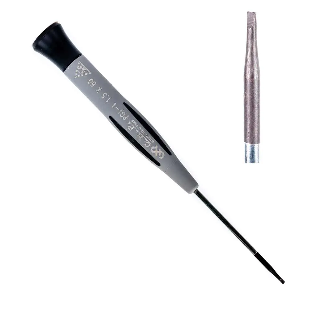 Hakko PG1-1-D, 1.5 x 60 mm. Slotted Tip Screwdriver (Qty of 10)