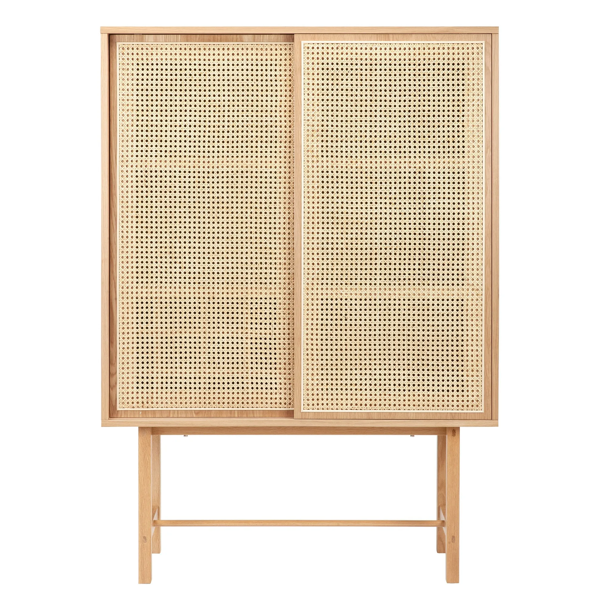 Inari Rattan Display Wine Cabinet