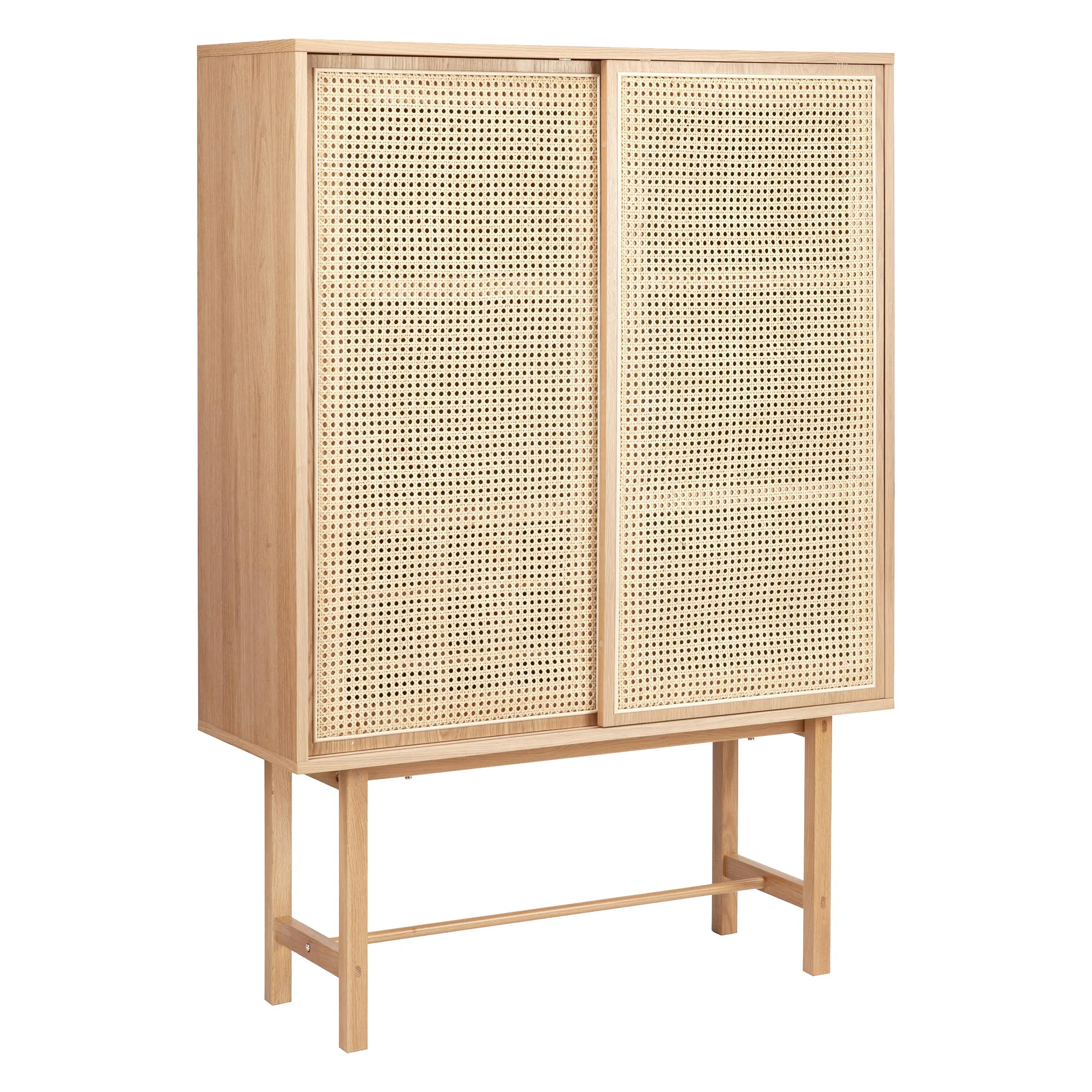 Inari Rattan Display Wine Cabinet