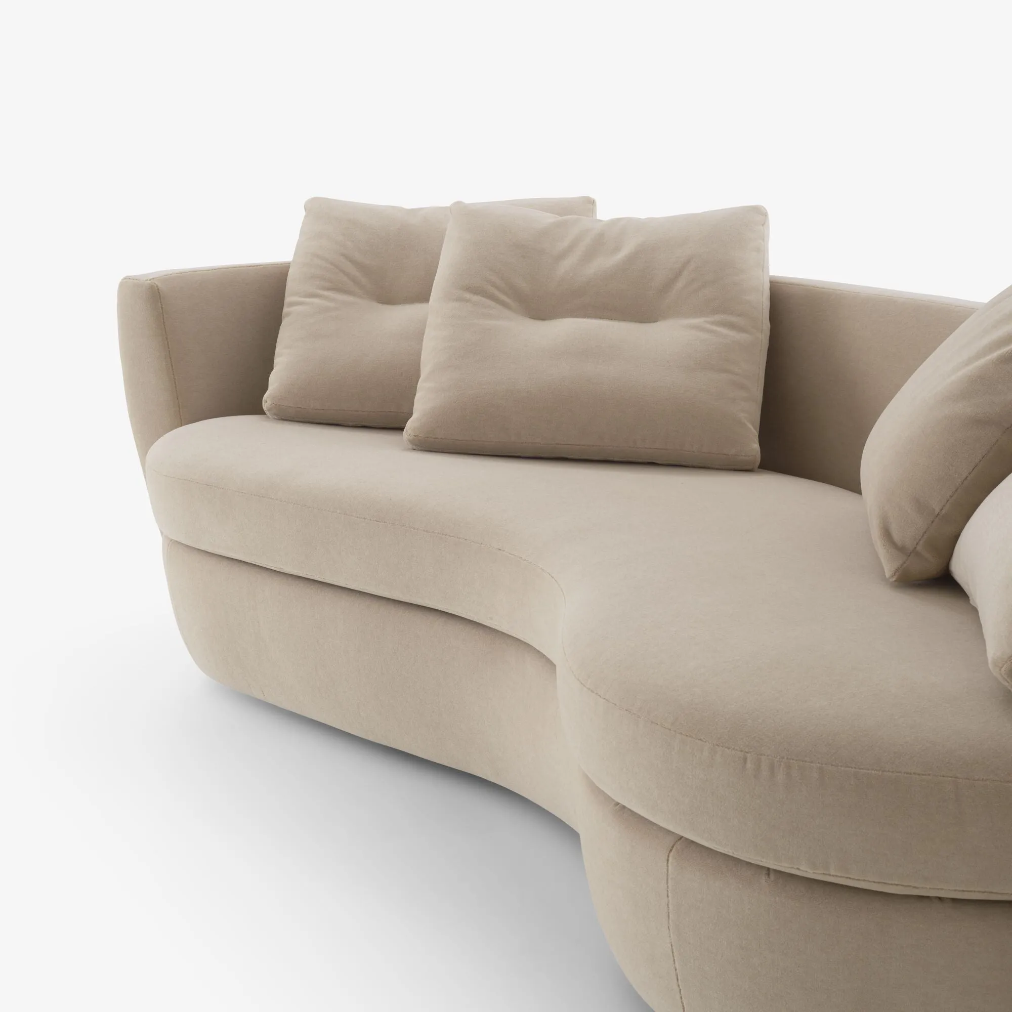 Ipanema Curved Settee Complete Item Upholstery Sofa