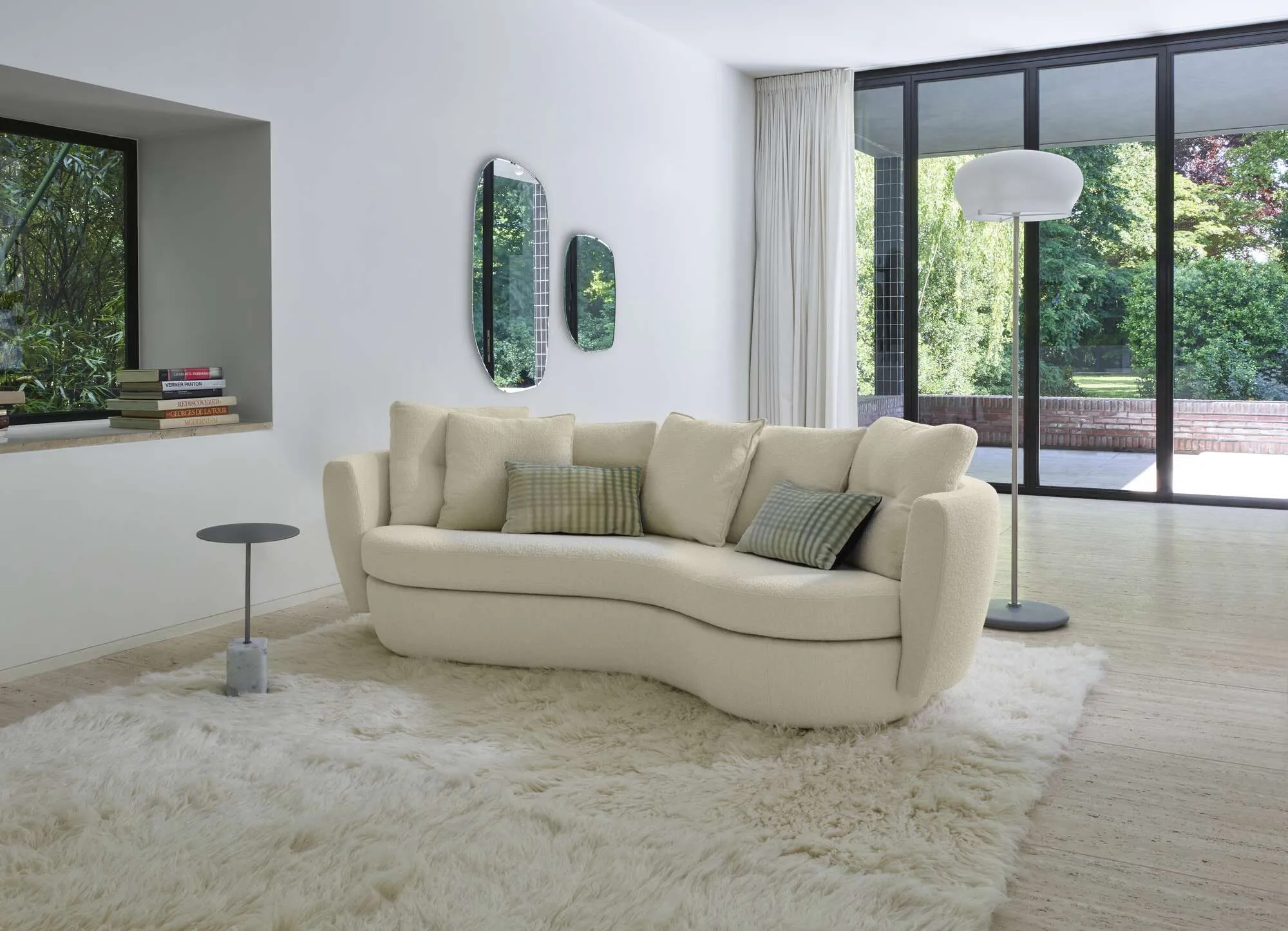 Ipanema Curved Settee Complete Item Upholstery Sofa