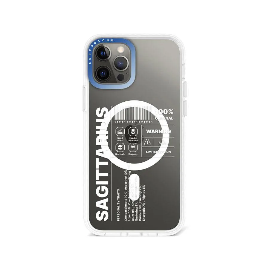 iPhone 12 Pro Max Warning Sagittarius Phone Case MagSafe Compatible