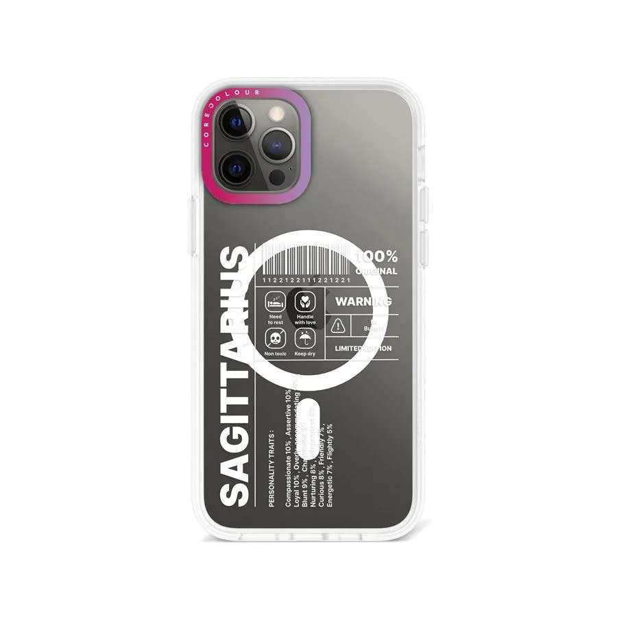 iPhone 12 Pro Max Warning Sagittarius Phone Case MagSafe Compatible