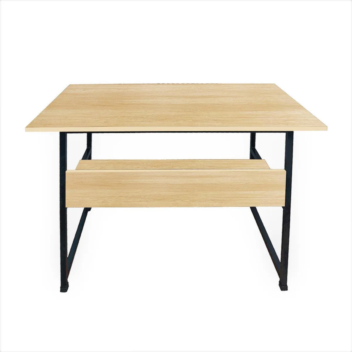 Kawachi Laptop Table Computer Desk for Writing Study for Home & Office Use Beige-KW46