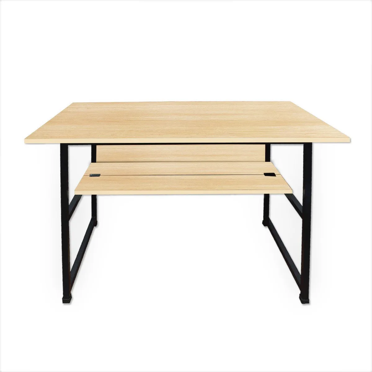 Kawachi Laptop Table Computer Desk for Writing Study for Home & Office Use Beige-KW46