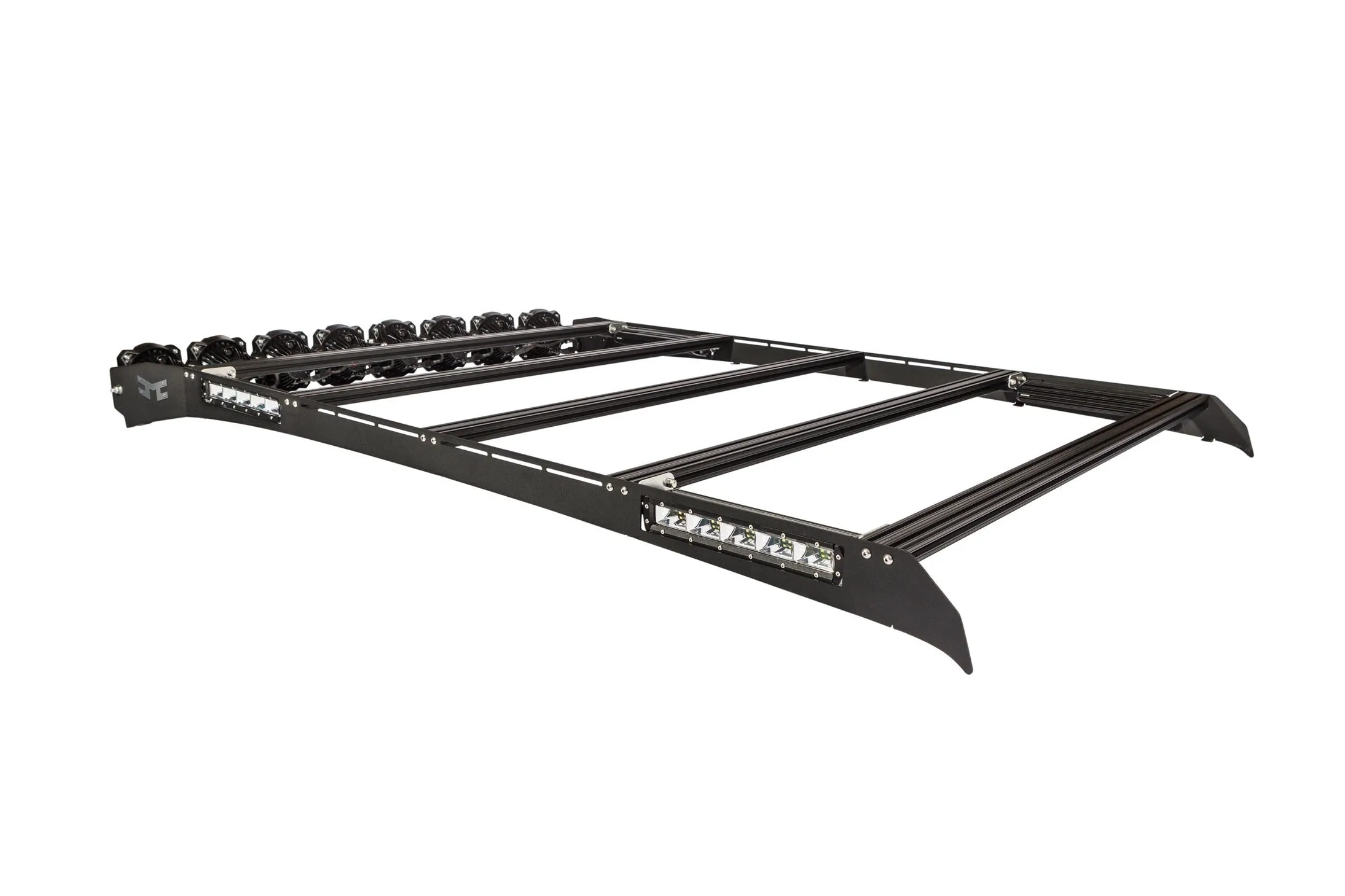 KC Hilites - M-Rack 50" Gravity® Pro6 Roof Rack System - Side Blackout Plates - 2009-2014 F150 / 2010-2014 Raptor (SuperCrew)