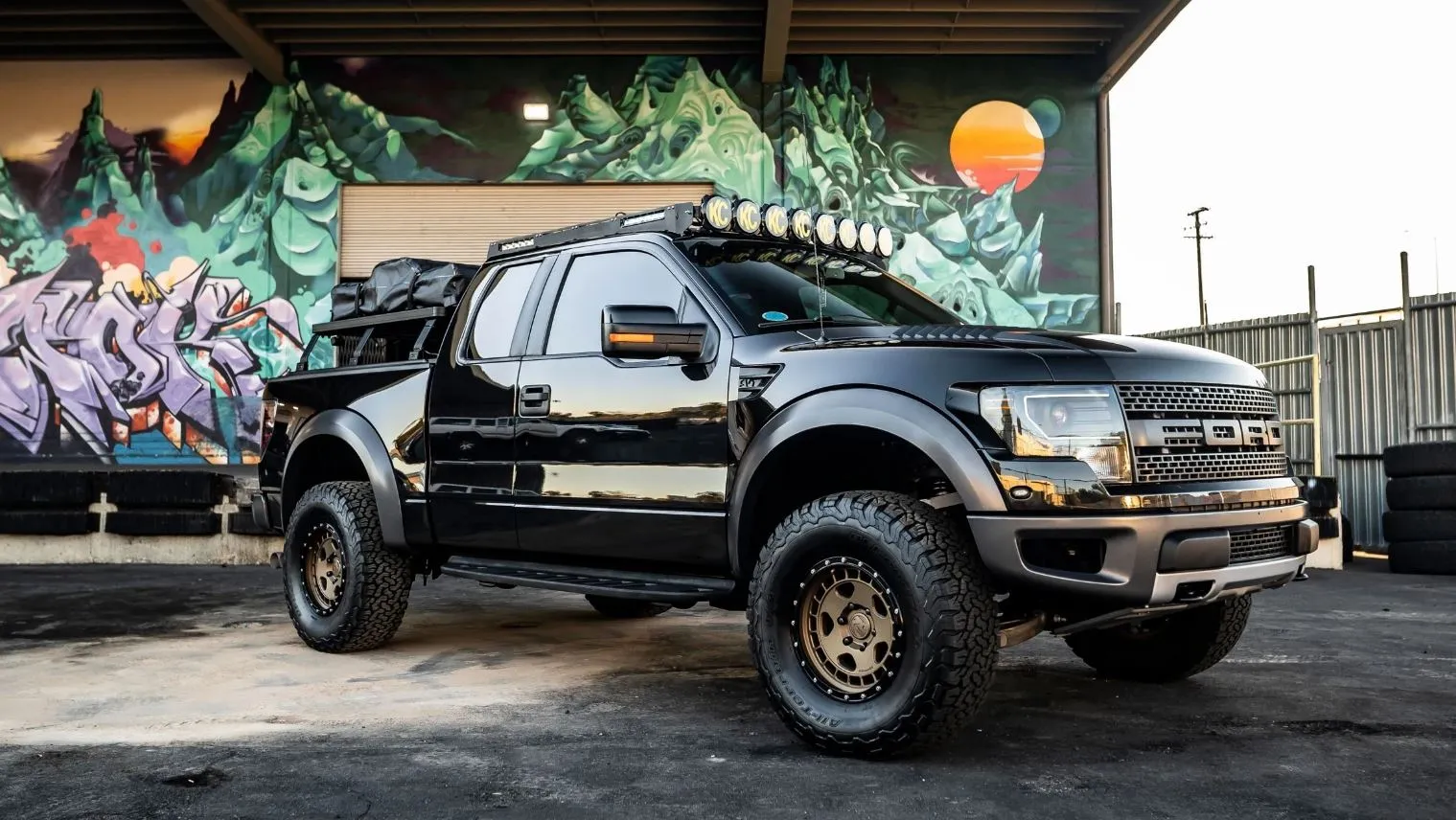KC Hilites - M-Rack 50" Gravity® Pro6 Roof Rack System - Side Blackout Plates - 2009-2014 F150 / 2010-2014 Raptor (SuperCrew)