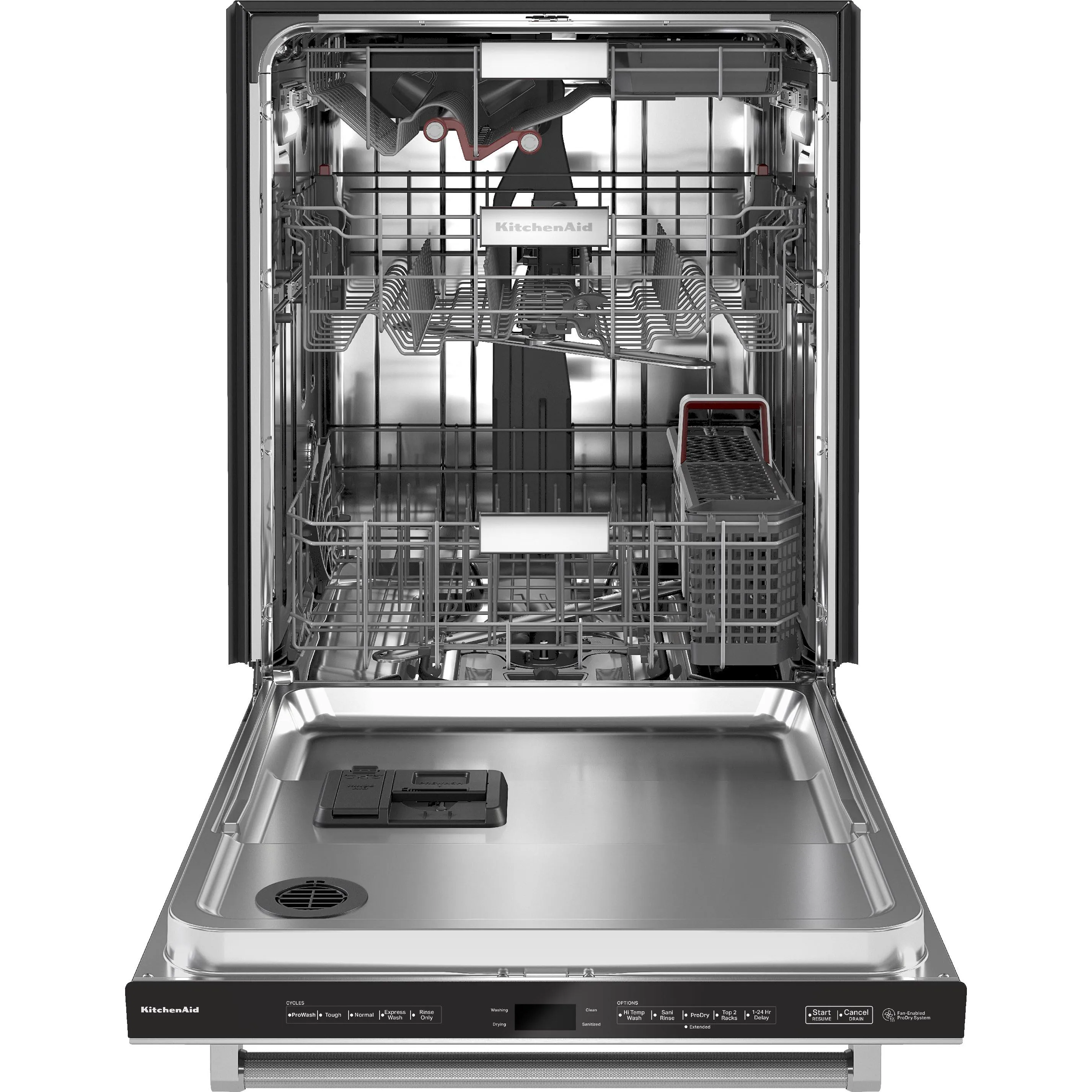 KitchenAid 24-inch Built-in Dishwasher with FreeFlex™ Third Rack KDTM804KBS