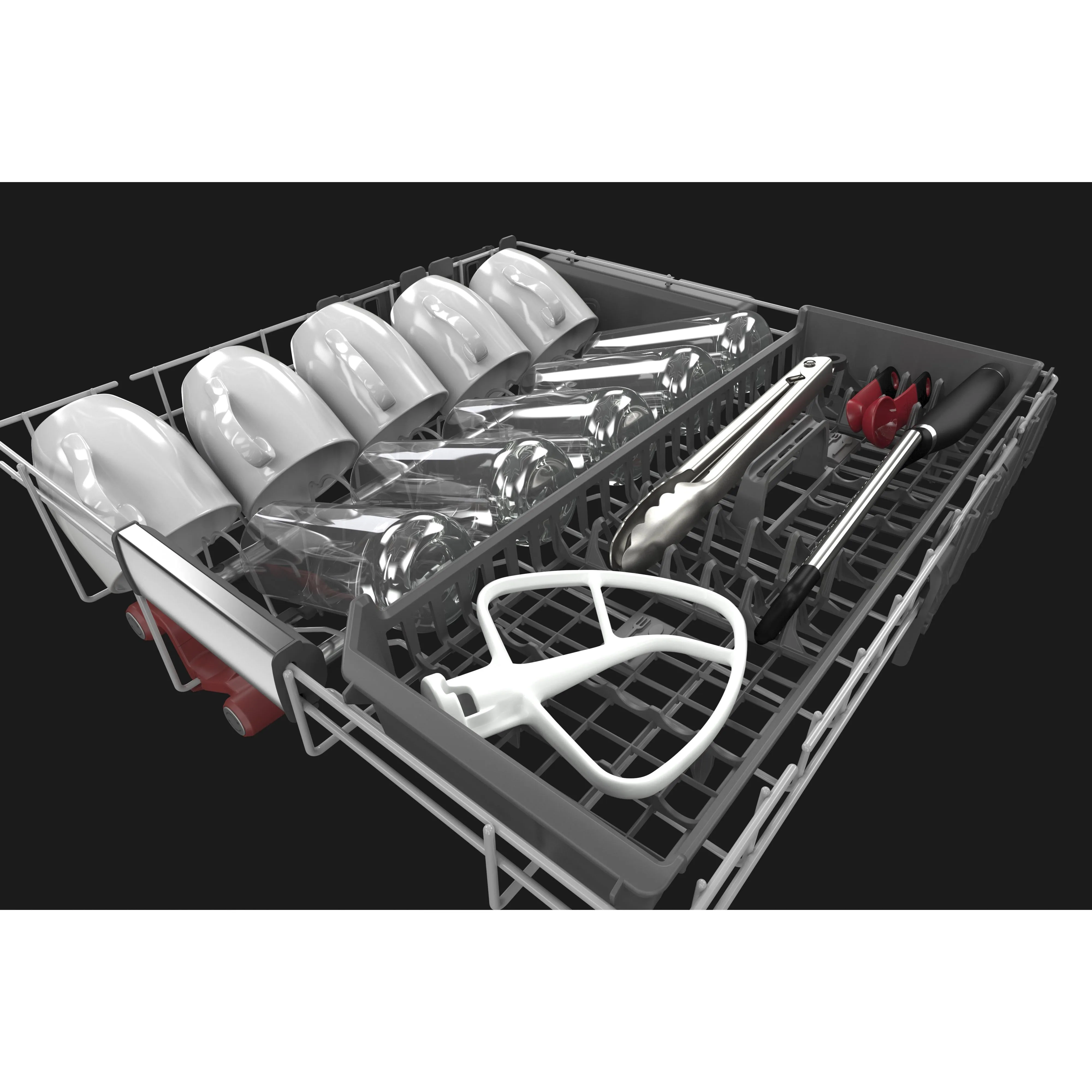 KitchenAid 24-inch Built-in Dishwasher with FreeFlex™ Third Rack KDTM804KBS