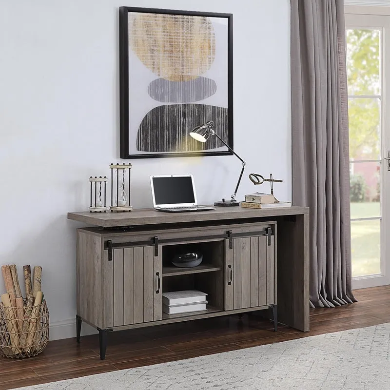 L-Shaped Computer Desk With Shelves