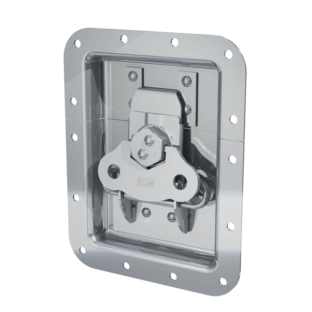 Large Recessed Twist Catch with kickout spring