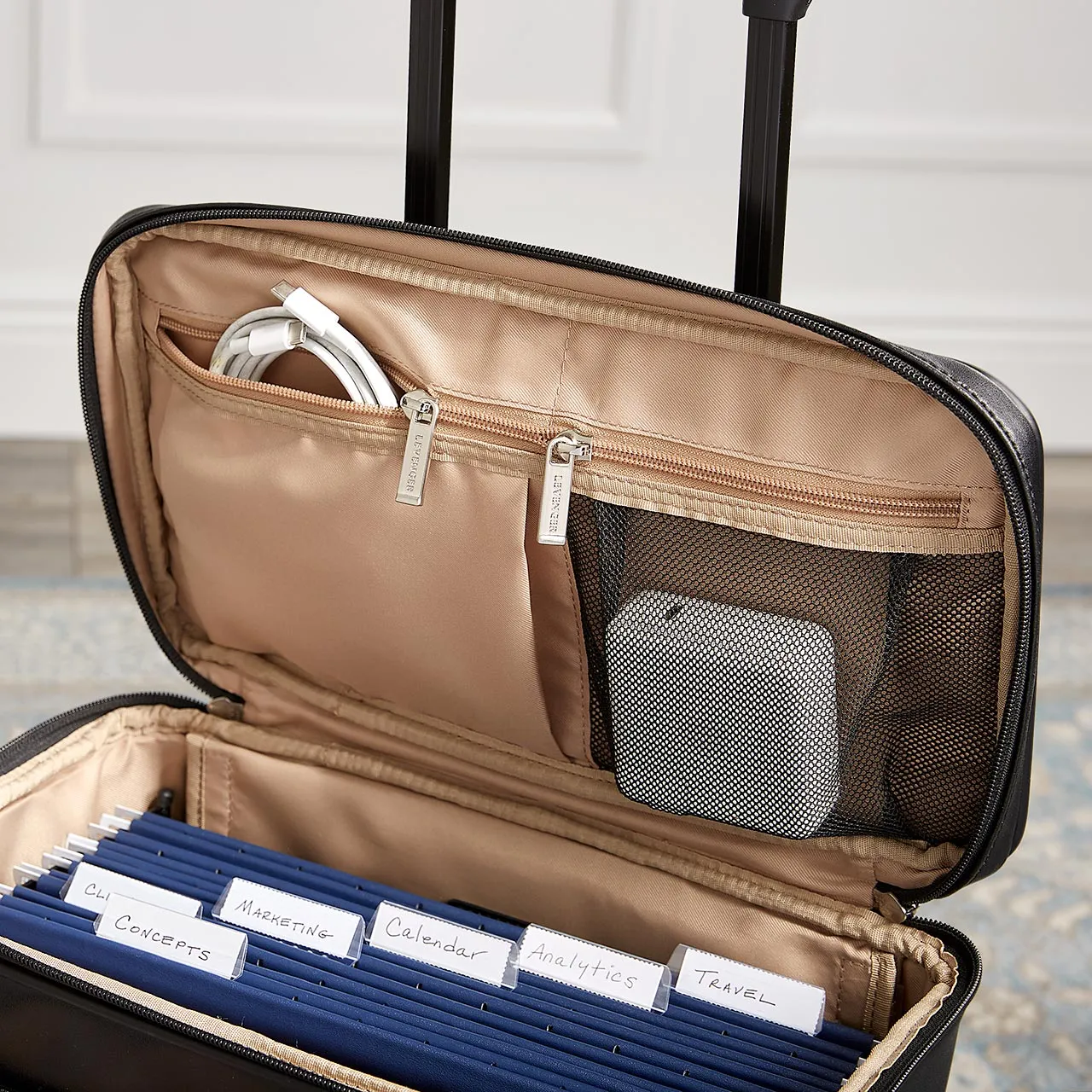 LevTex Rolling File Tote