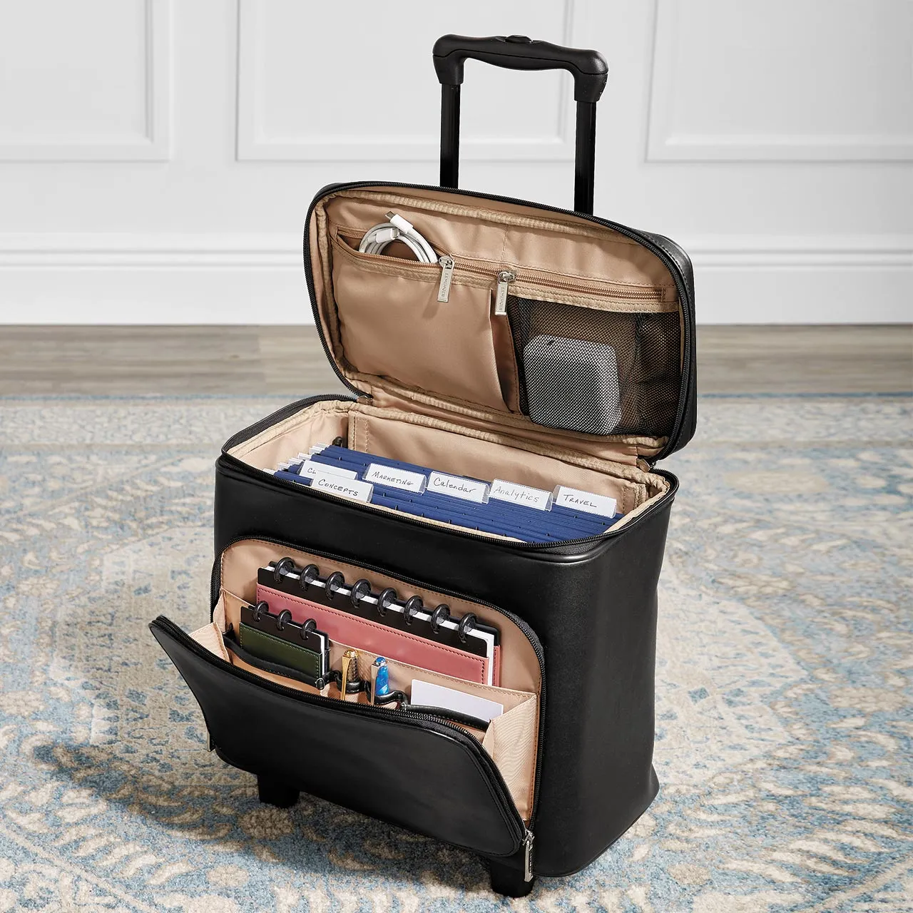 LevTex Rolling File Tote