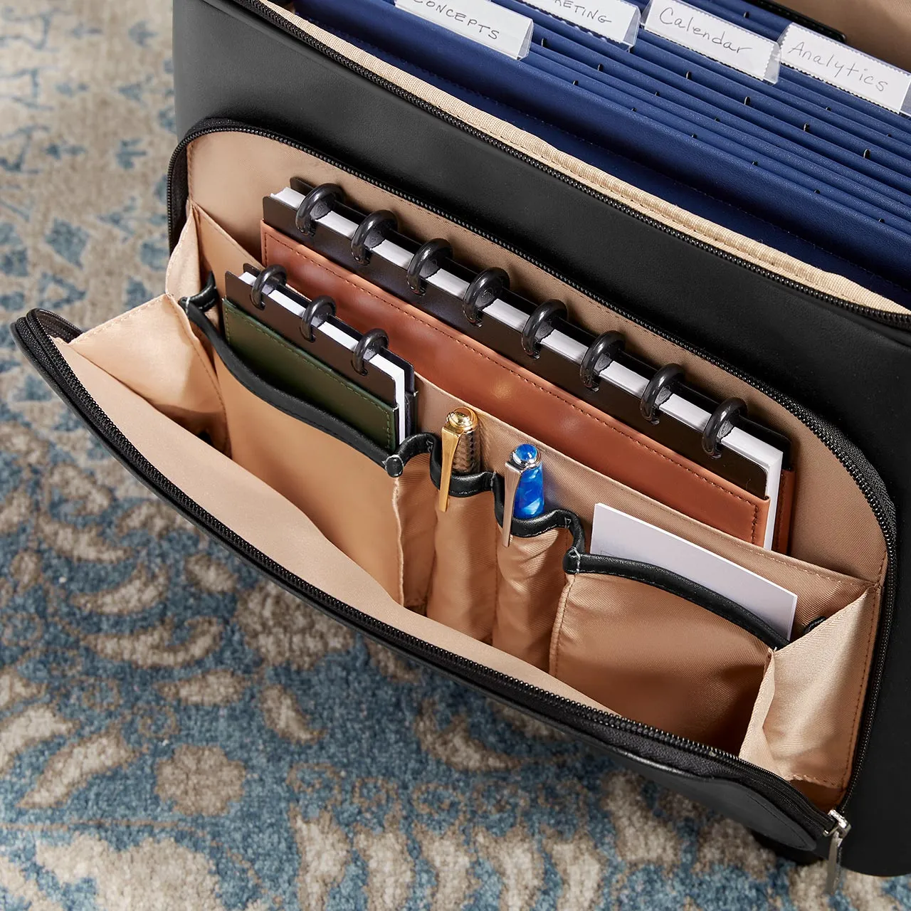 LevTex Rolling File Tote