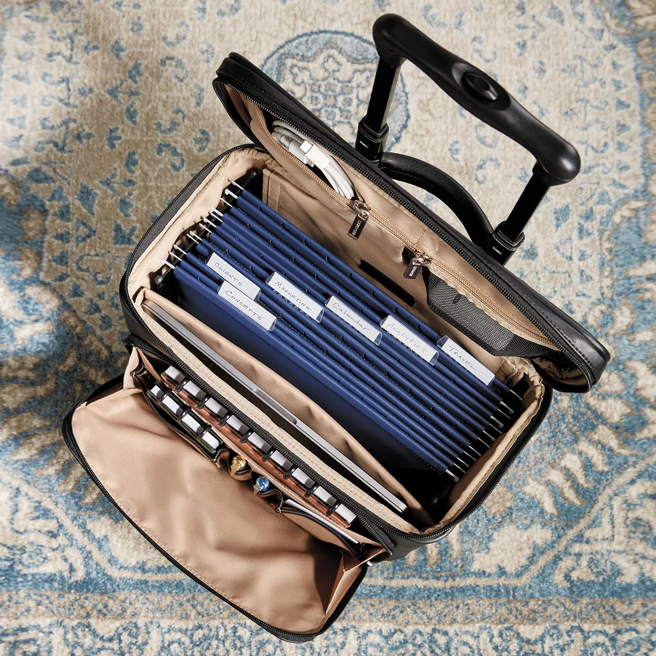 LevTex Rolling File Tote
