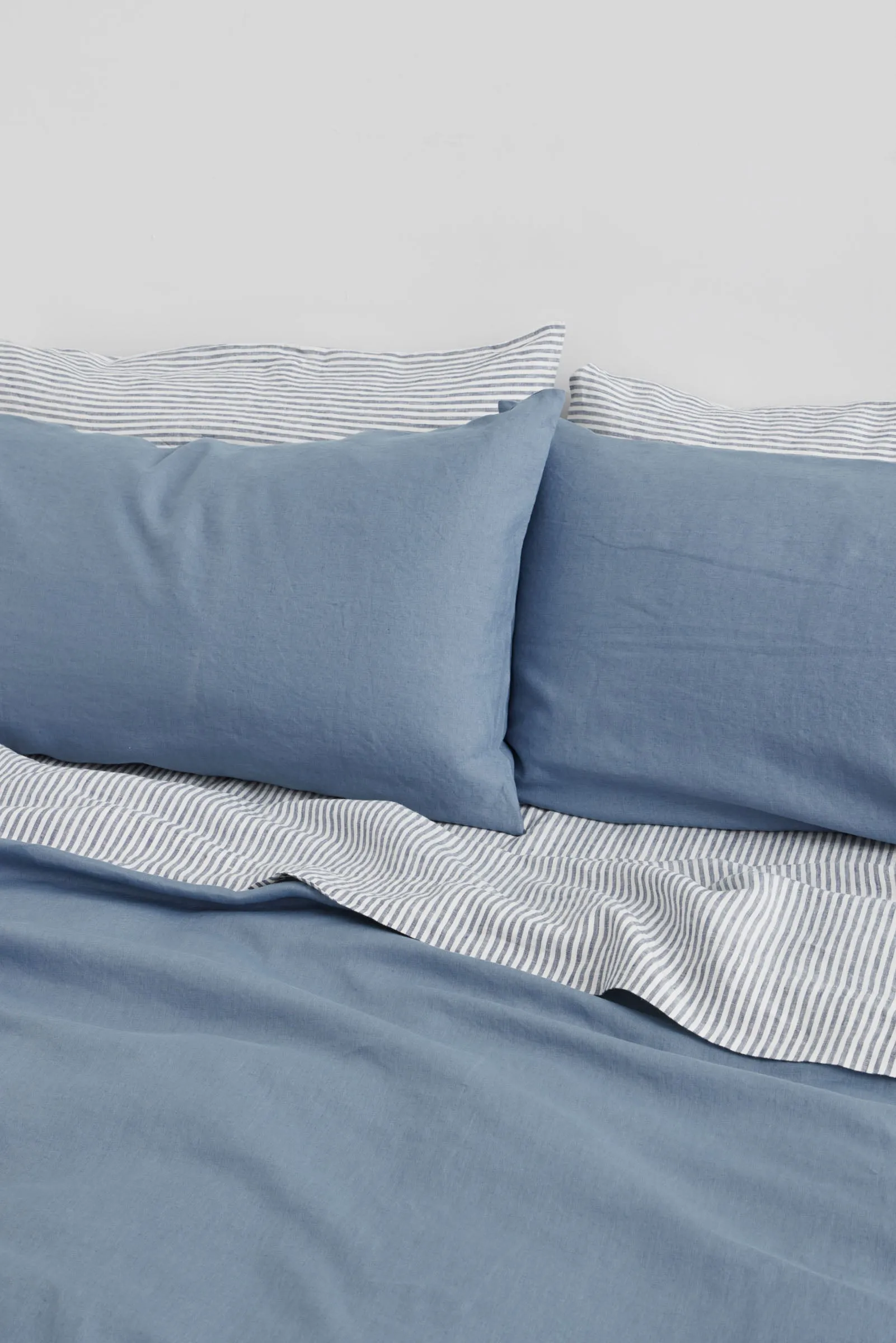 Linen Standard Pillow Cases Ocean