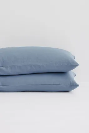 Linen Standard Pillow Cases Ocean
