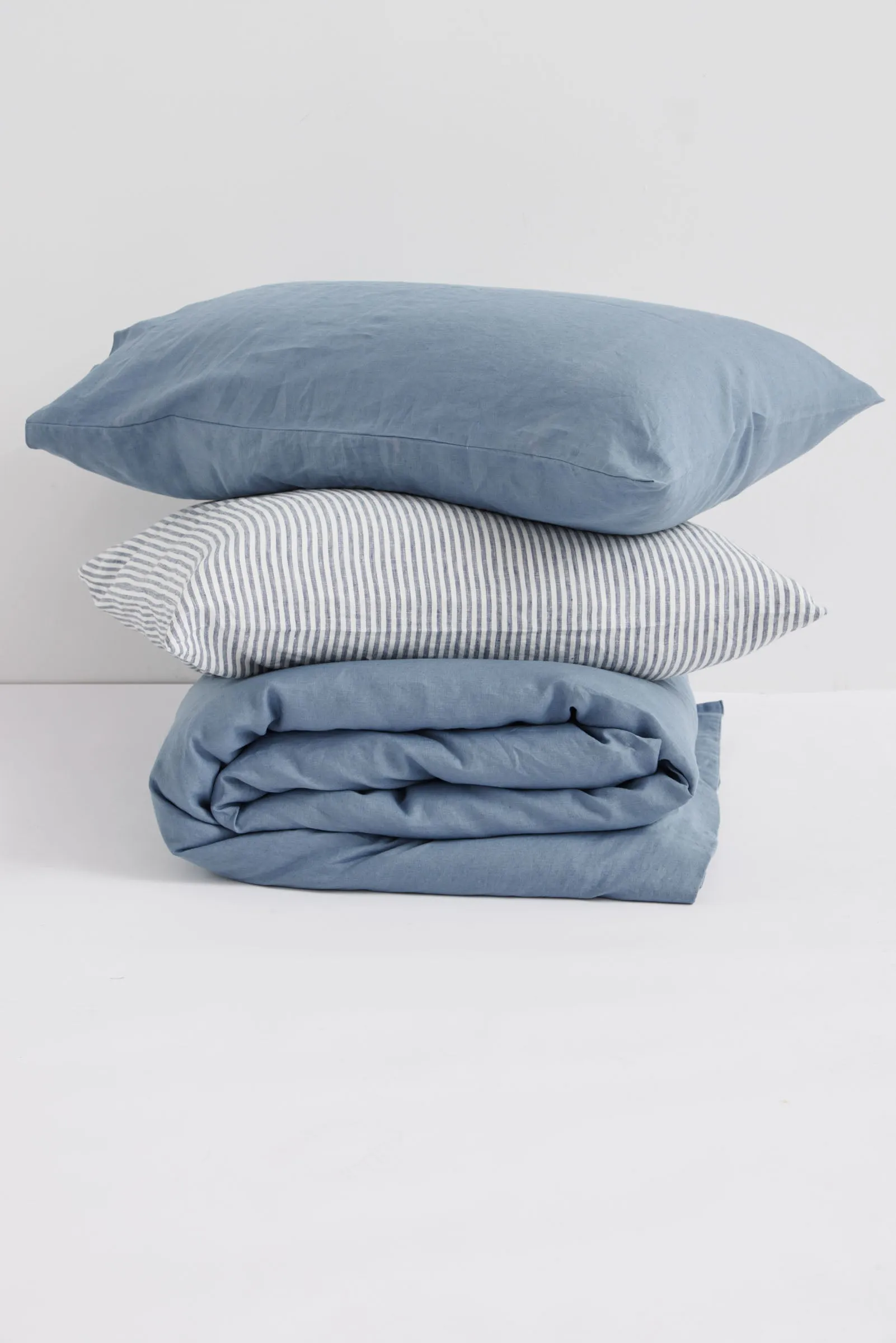 Linen Standard Pillow Cases Ocean