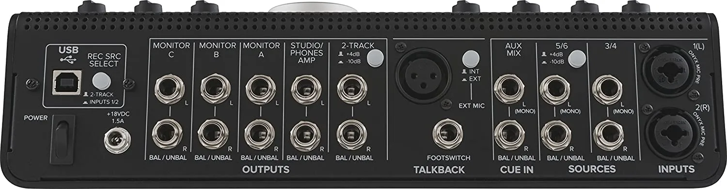 Mackie Big Knob Series, 4x3 Studio Monitor Controller 192kHz USB I/O