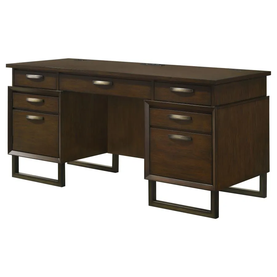 Marshall Brown Credenza Desk