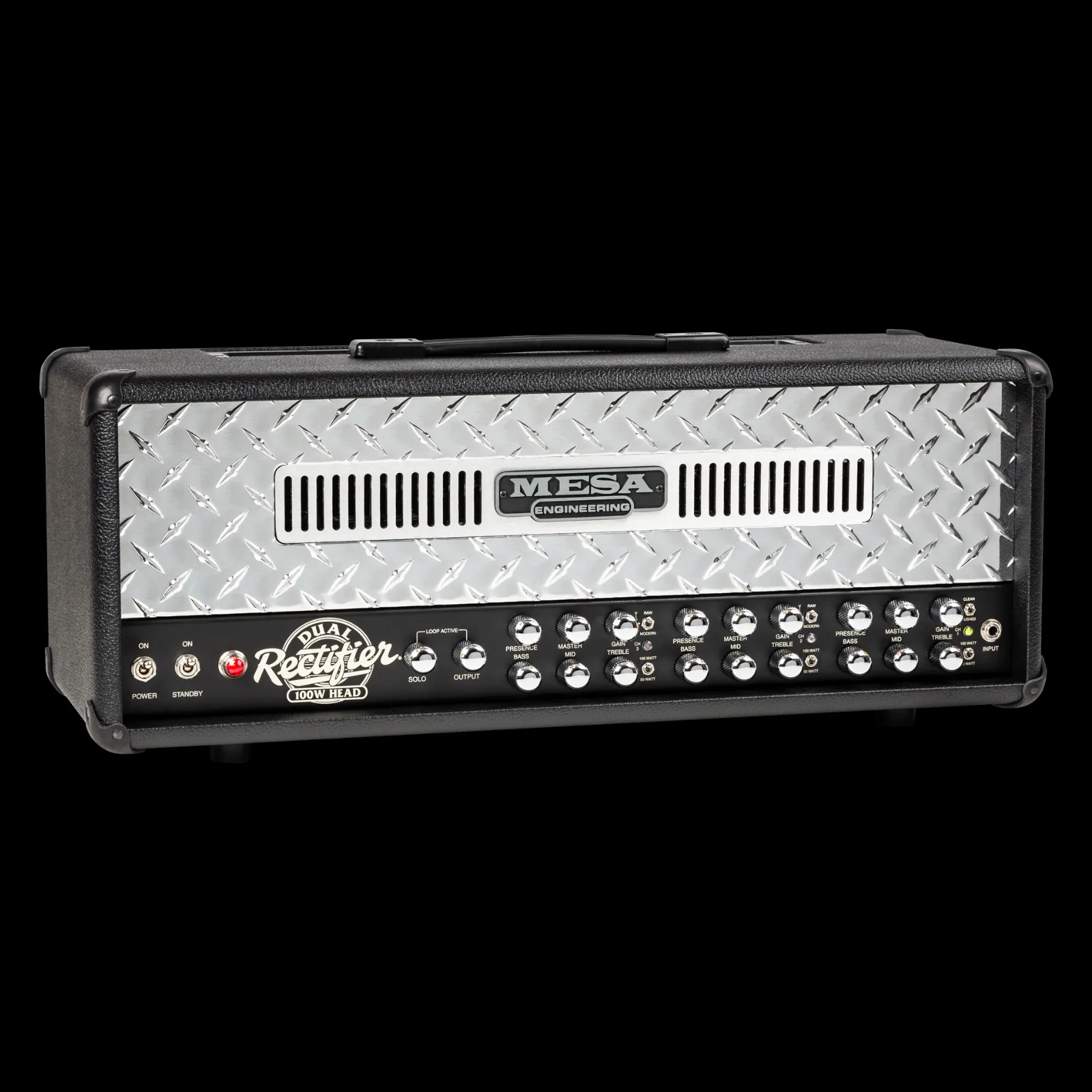 Mesa/Boogie Dual Rectifier 100-watt Tube Head - Diamond Faceplate
