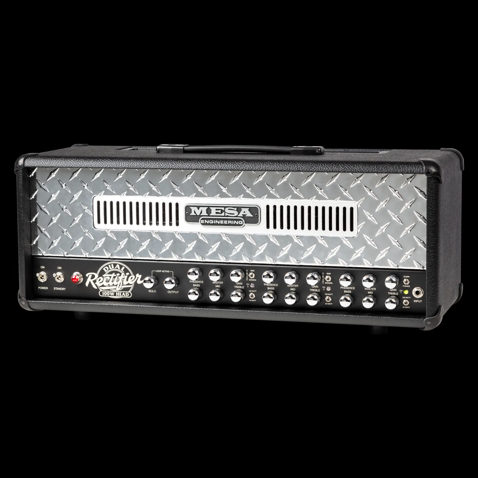 Mesa/Boogie Dual Rectifier 100-watt Tube Head - Diamond Faceplate