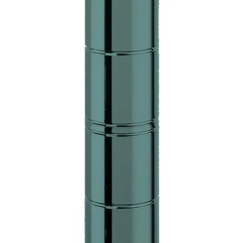 Metro 5A437K3 21" x 36" x 74" Metroseal&reg; Green Wire Shelving Unit with 5 Super Adjustable&trade; Wire Shelves