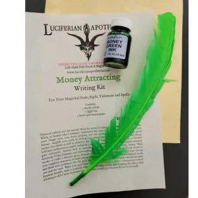 Money Attracting Writing Kit | Magical Tools for Financial Abundance Spells