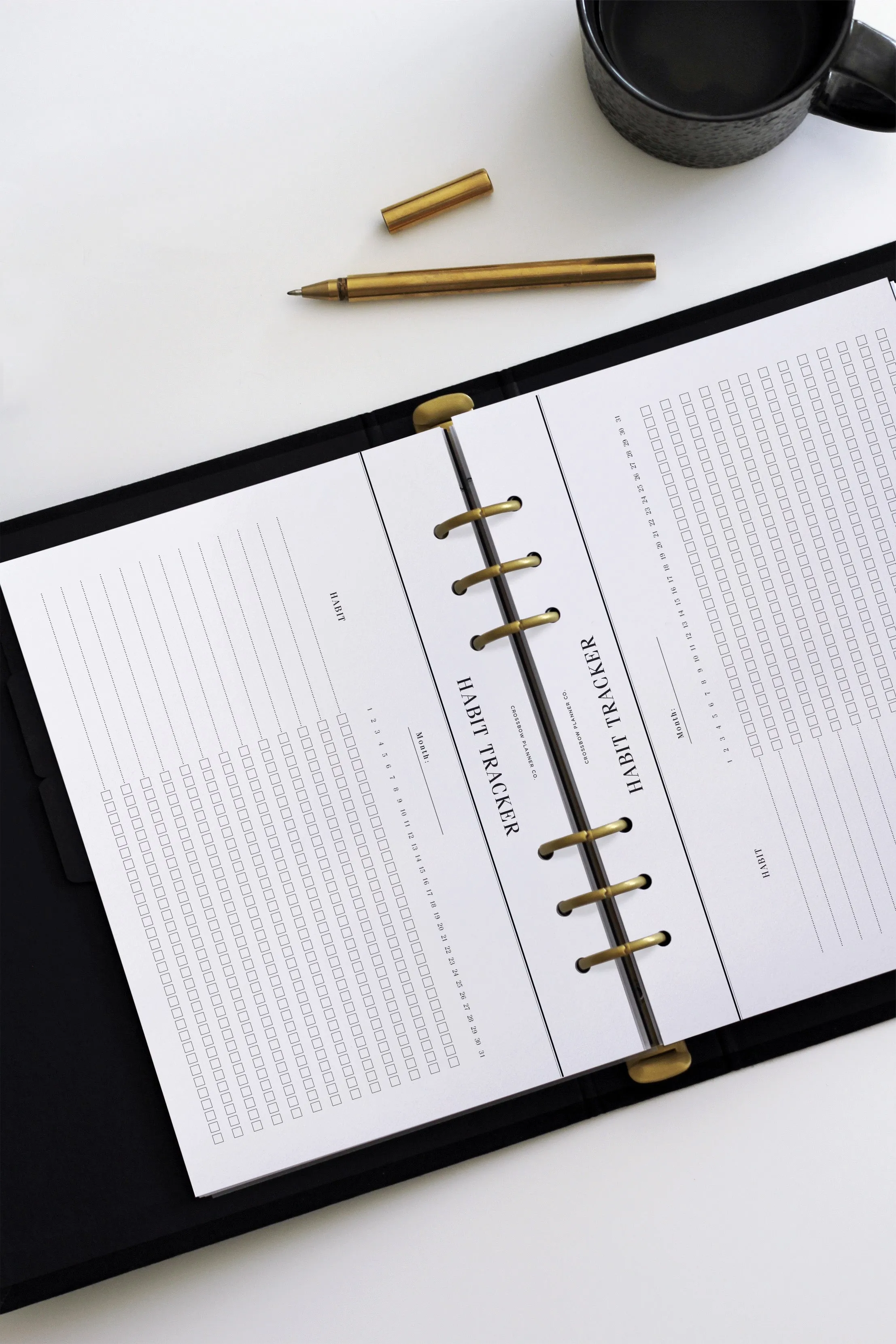 Monthly Habit Checklist: A5 Planner Inserts