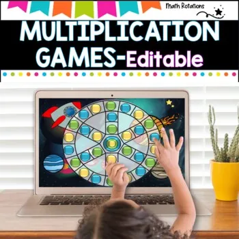 Multiplication Games pack- editable Set 2