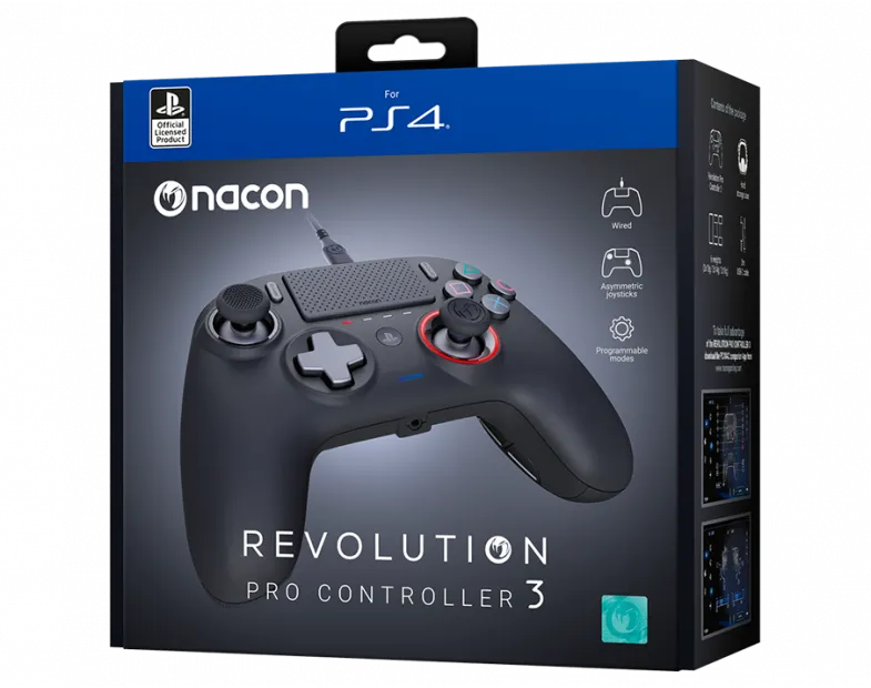 Nacon PS4 Official Wired Revolution Pro Controller 3