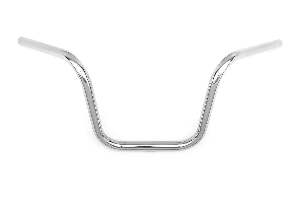 Narrow Ape 12 inch High Handlebars - 1 inch (25mm) Chrome - Highway Hawk H55-4030